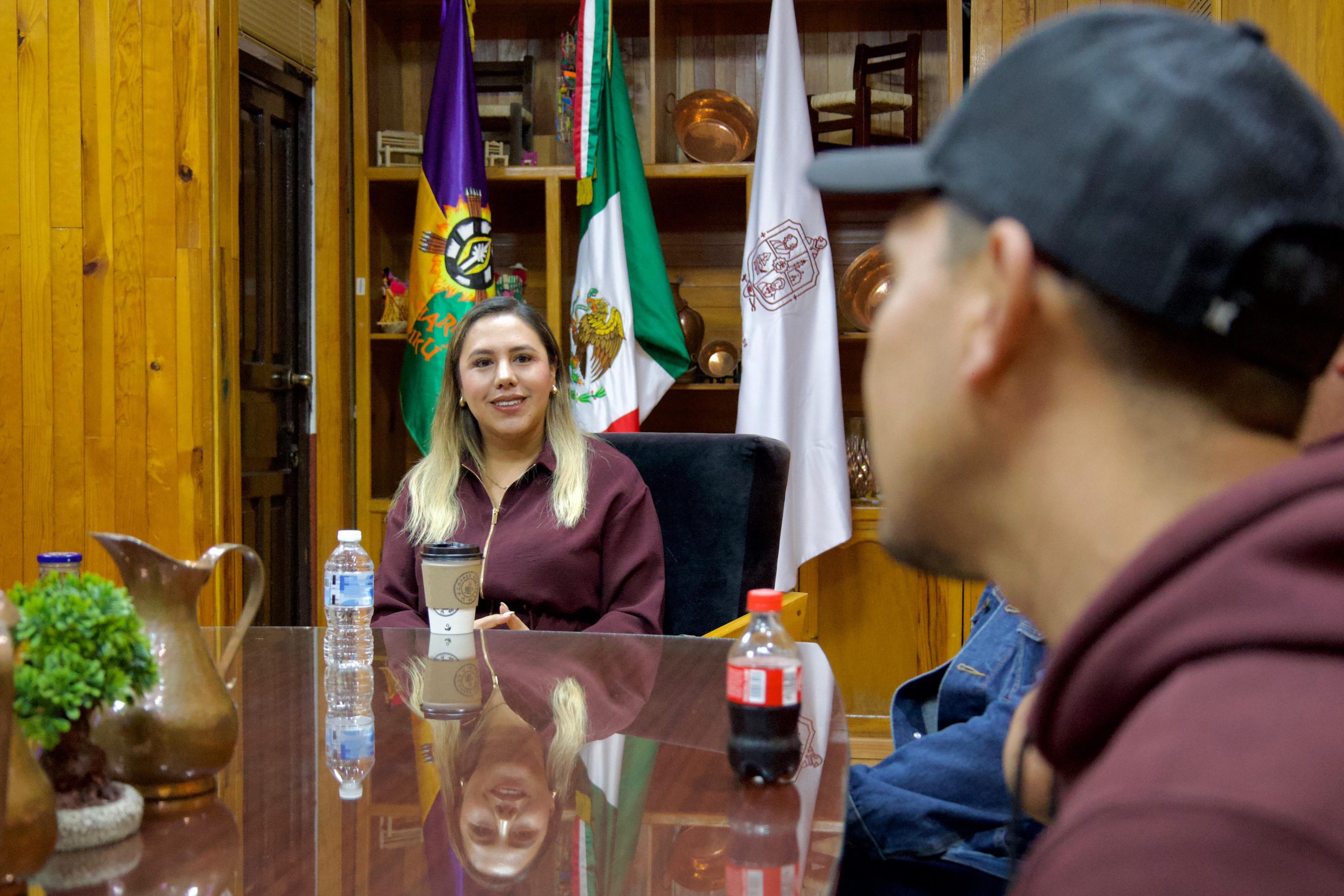 Dayana Pérez revisa preparativos de las fiestas patronales de Paramuen