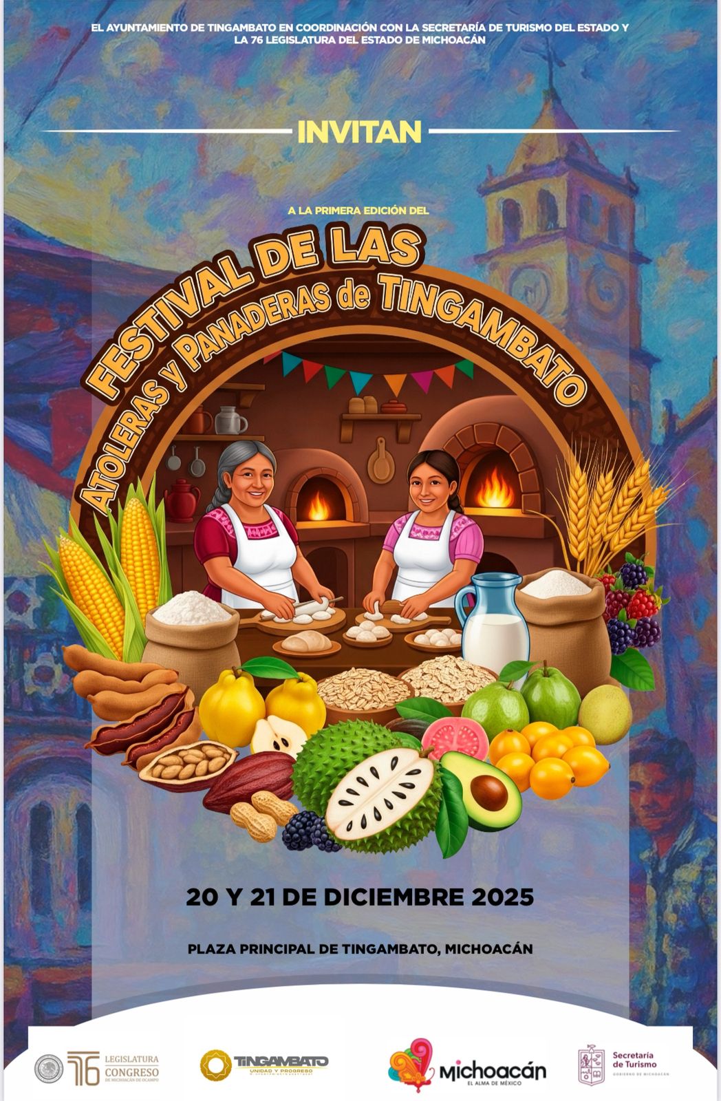 Prepárate para el Festival de las Atoleras y Panaderas de Tingambato